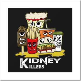 Kidney Killers Funny Vegan T Shirt Posters and Art